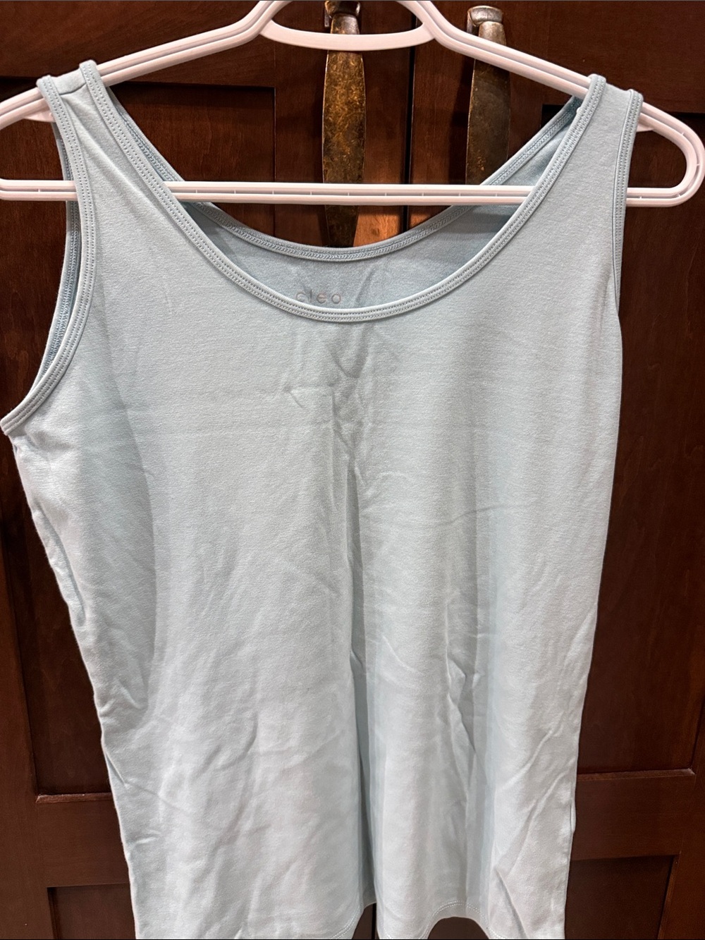 Cleo Light Blue Women's Tank Top